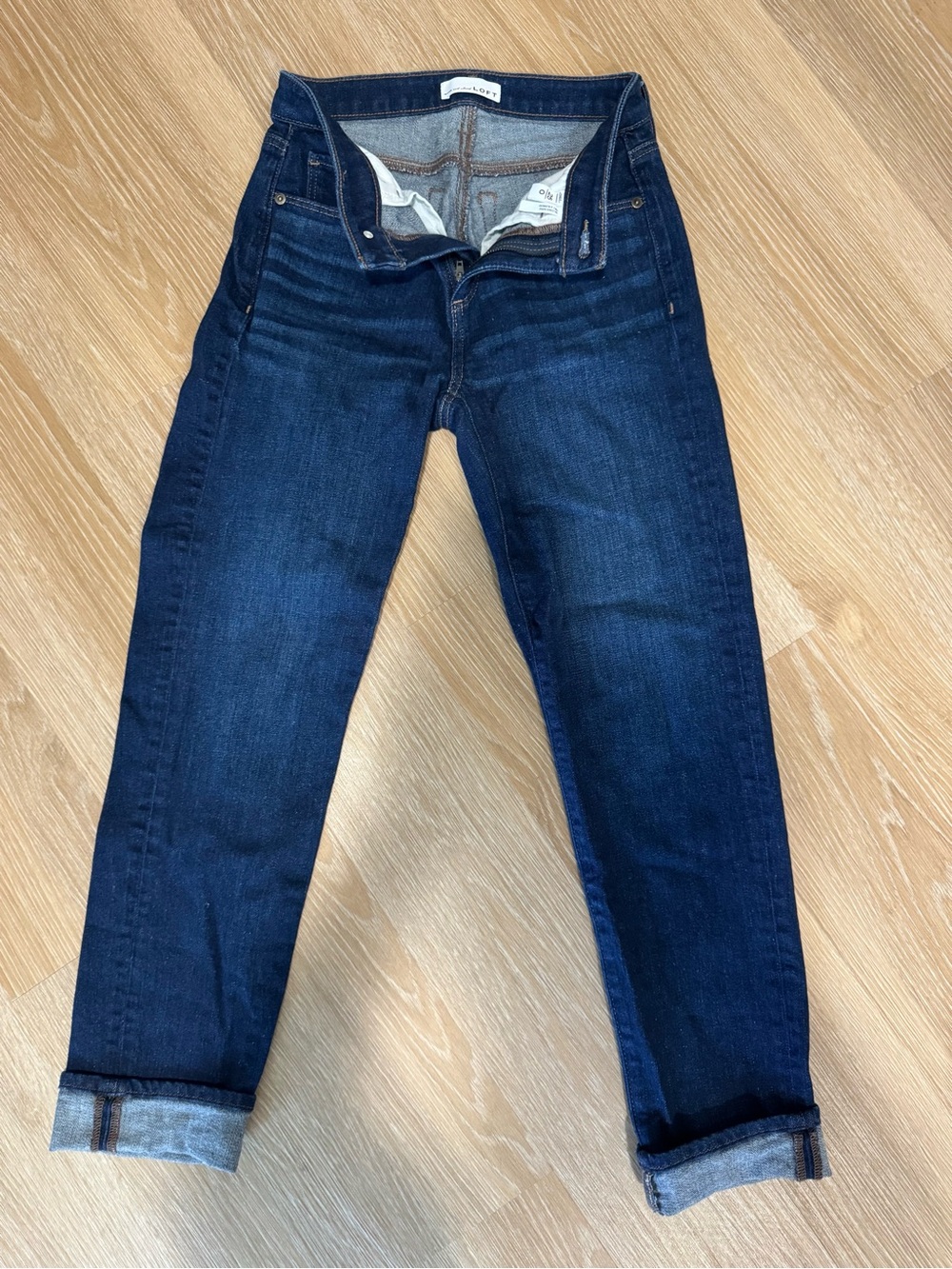 LOFT The Curvy Super Soft Girlfriend Jeans